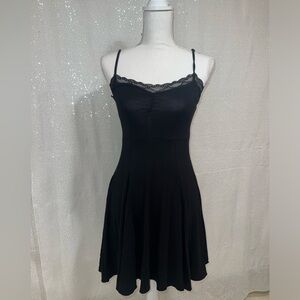 Urban Outfitters XS Black Skater Dress Fit n Flare